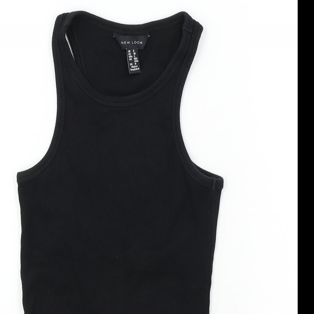 New Look  Womens Black   Basic Tank Size 8