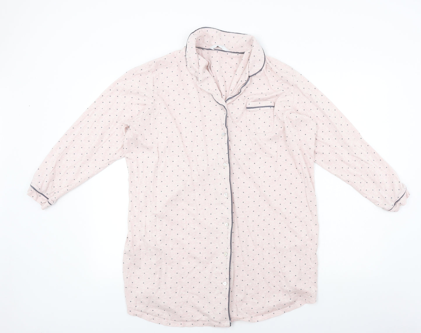keep well  Womens Pink Polka Dot  Basic Button-Up Size 20