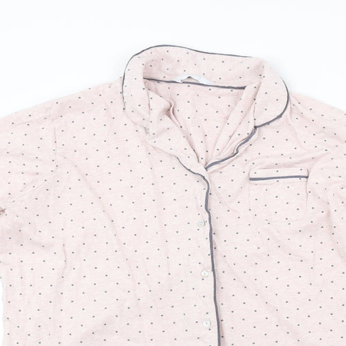 keep well  Womens Pink Polka Dot  Basic Button-Up Size 20