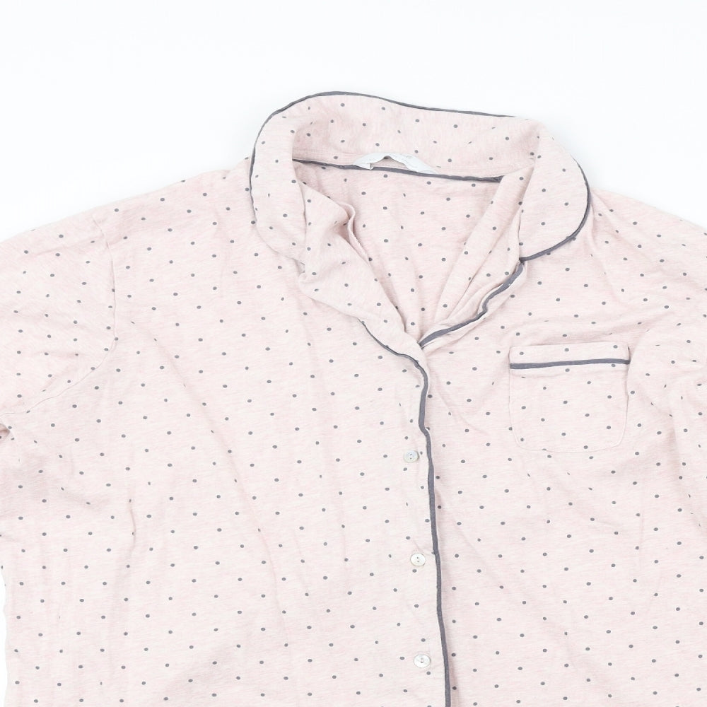 keep well  Womens Pink Polka Dot  Basic Button-Up Size 20