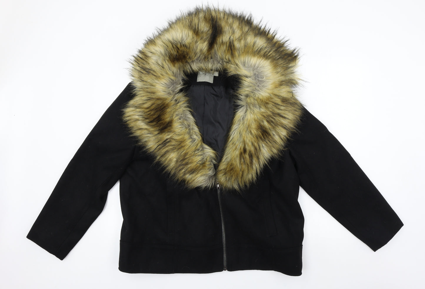 ASOS  Womens Black   Jacket Coat Size 18
