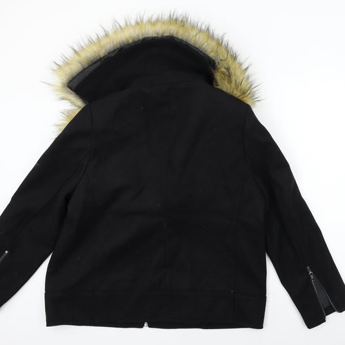 ASOS  Womens Black   Jacket Coat Size 18