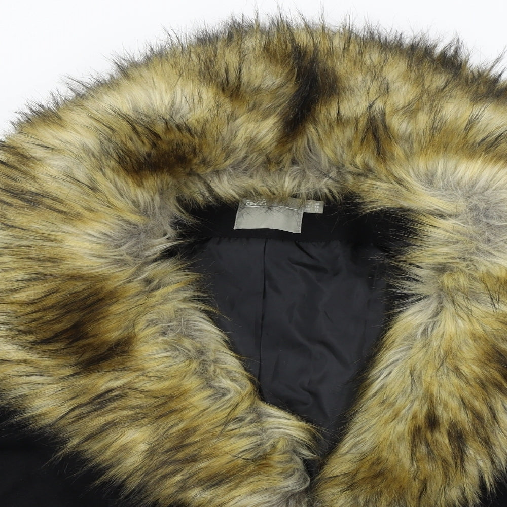 ASOS  Womens Black   Jacket Coat Size 18