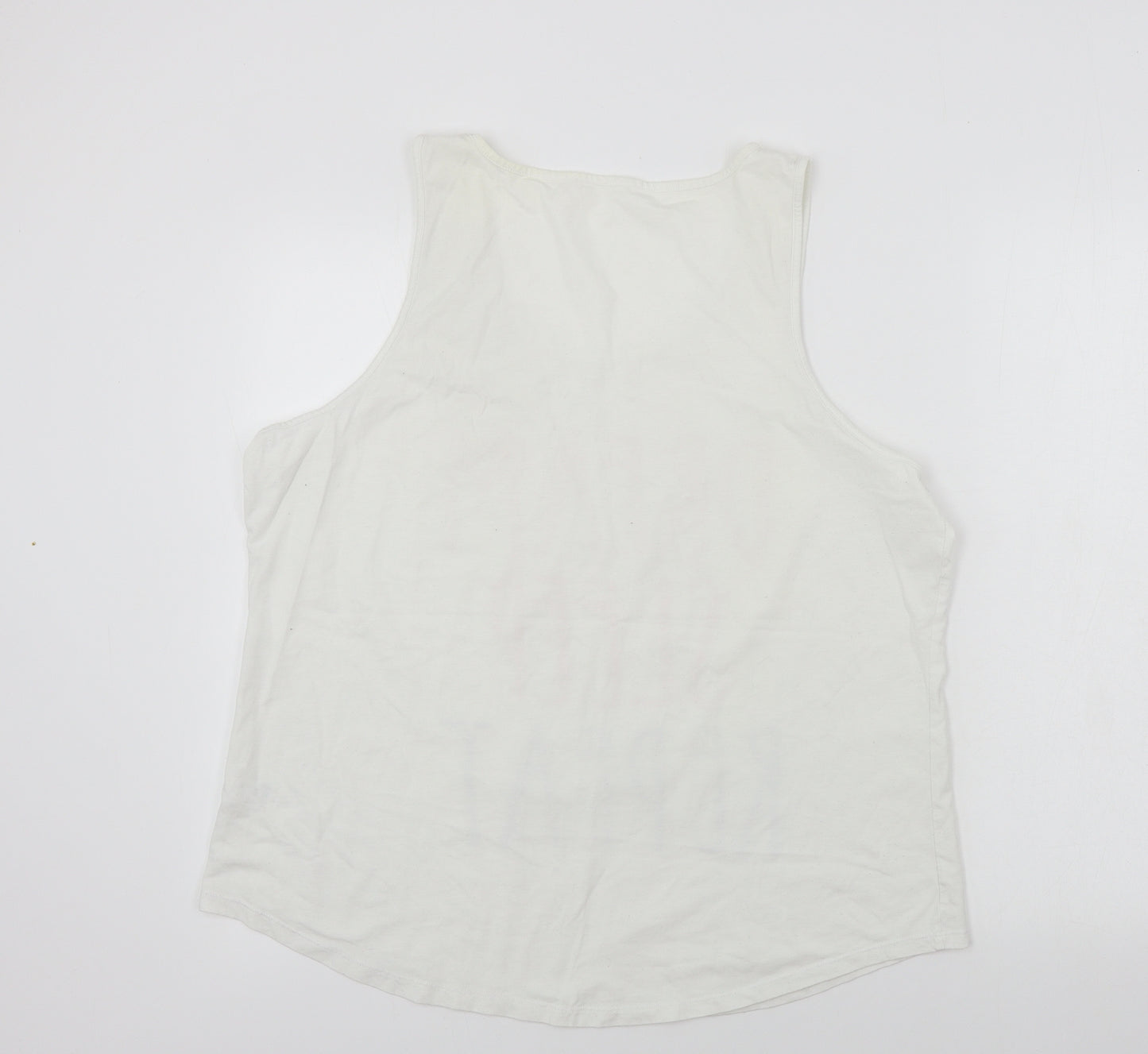 George  Womens White   Basic Tank Size 22