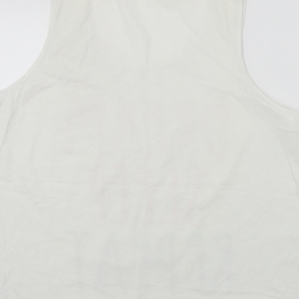 George  Womens White   Basic Tank Size 22