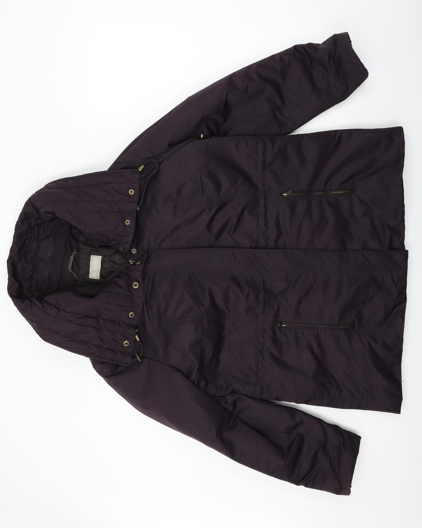 planet  Womens Purple   Jacket Coat Size 16