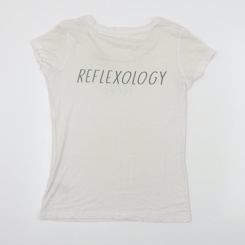 BC Collection  Womens White   Basic T-Shirt Size S