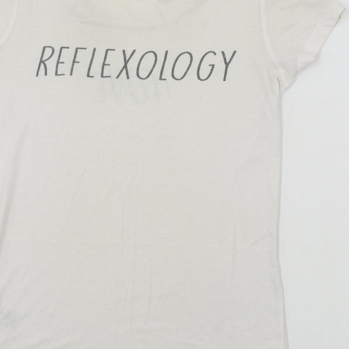 BC Collection  Womens White   Basic T-Shirt Size S