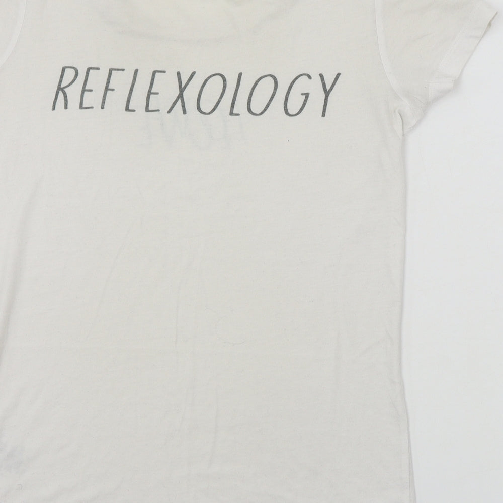 BC Collection  Womens White   Basic T-Shirt Size S