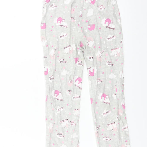 Primark  Girls Grey   Sweatpants Trousers Size 6-7 Years