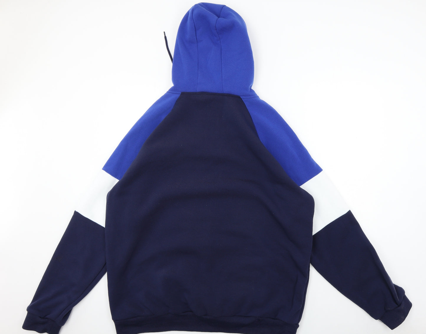 Slazenger Womens Blue Houndstooth  Henley Hoodie Size 2XL