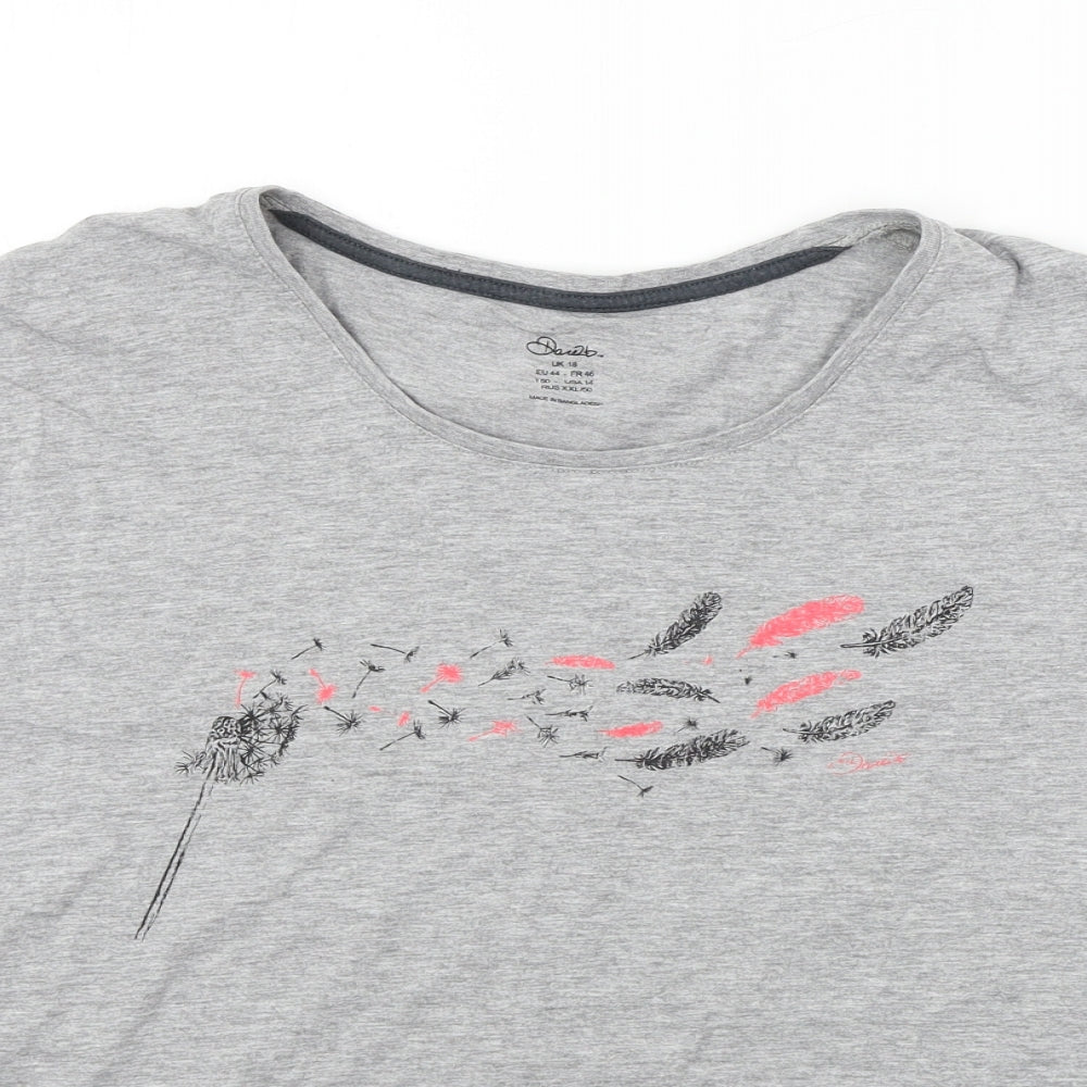 Dare 2B   Womens Grey   Basic T-Shirt Size 18