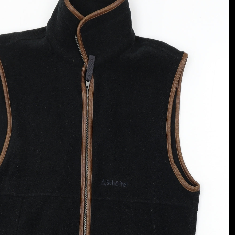 aschoffel  Mens Black   Gilet Coat Size XL