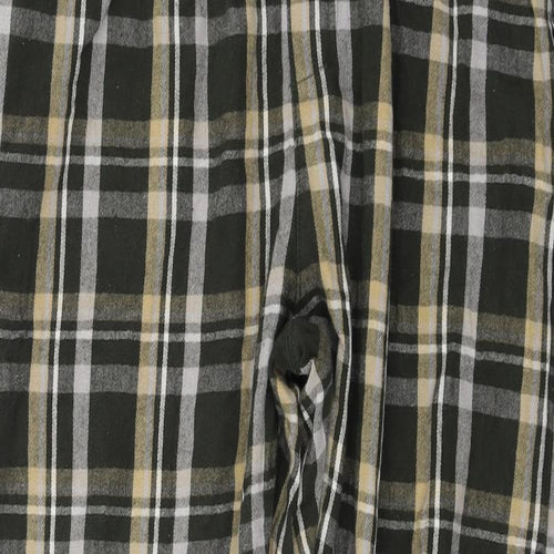 Lounge Mens Green Check  Sweatpants Trousers Size M L25 in