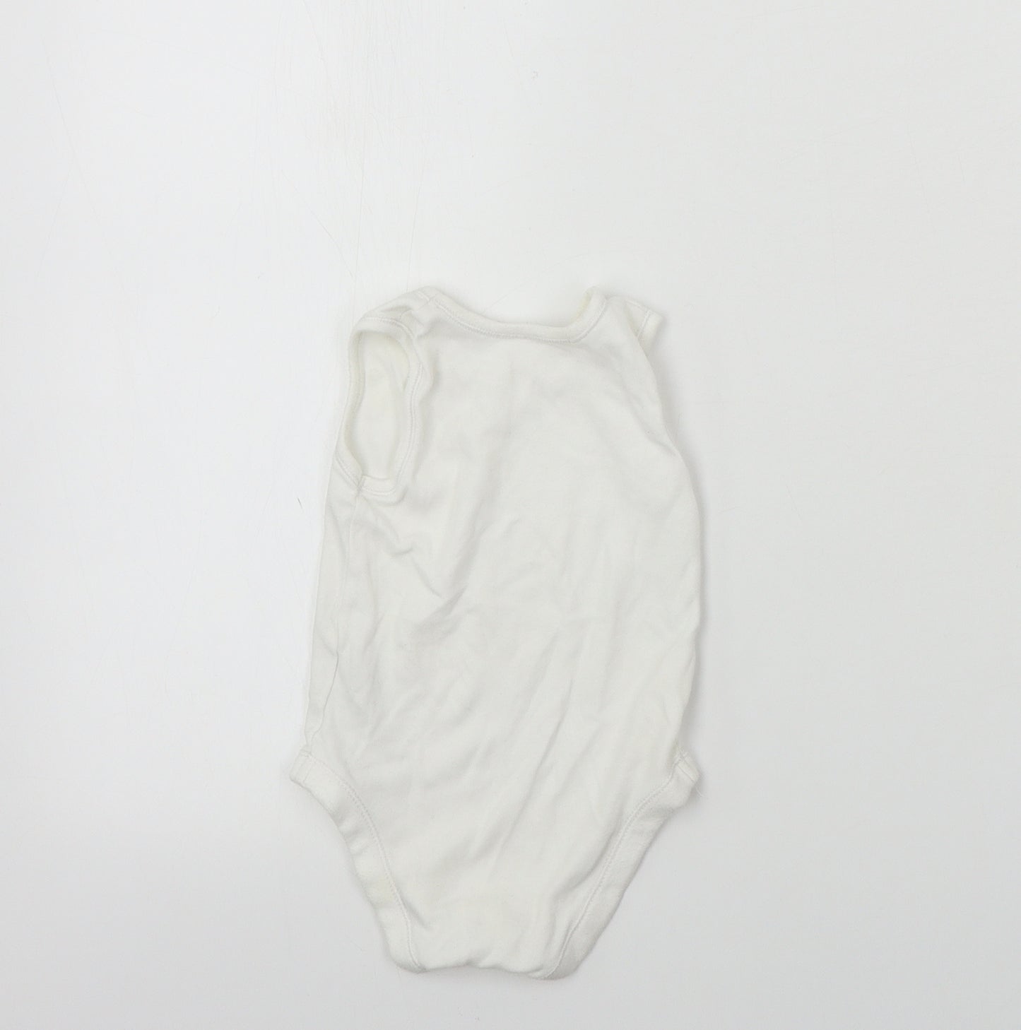 Nutmeg  Baby White   Babygrow One-Piece Size 9-12 Months