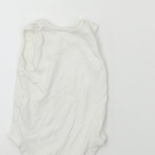 Nutmeg  Baby White   Babygrow One-Piece Size 9-12 Months