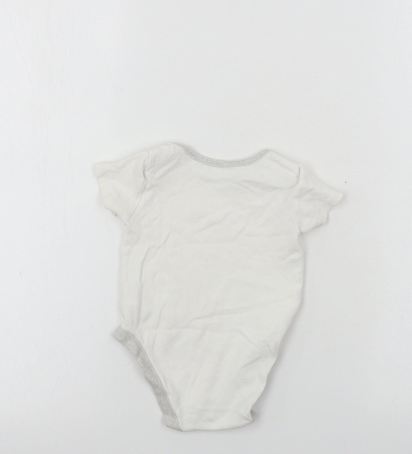 pep&co Girls White   Babygrow One-Piece Size 9-12 Months