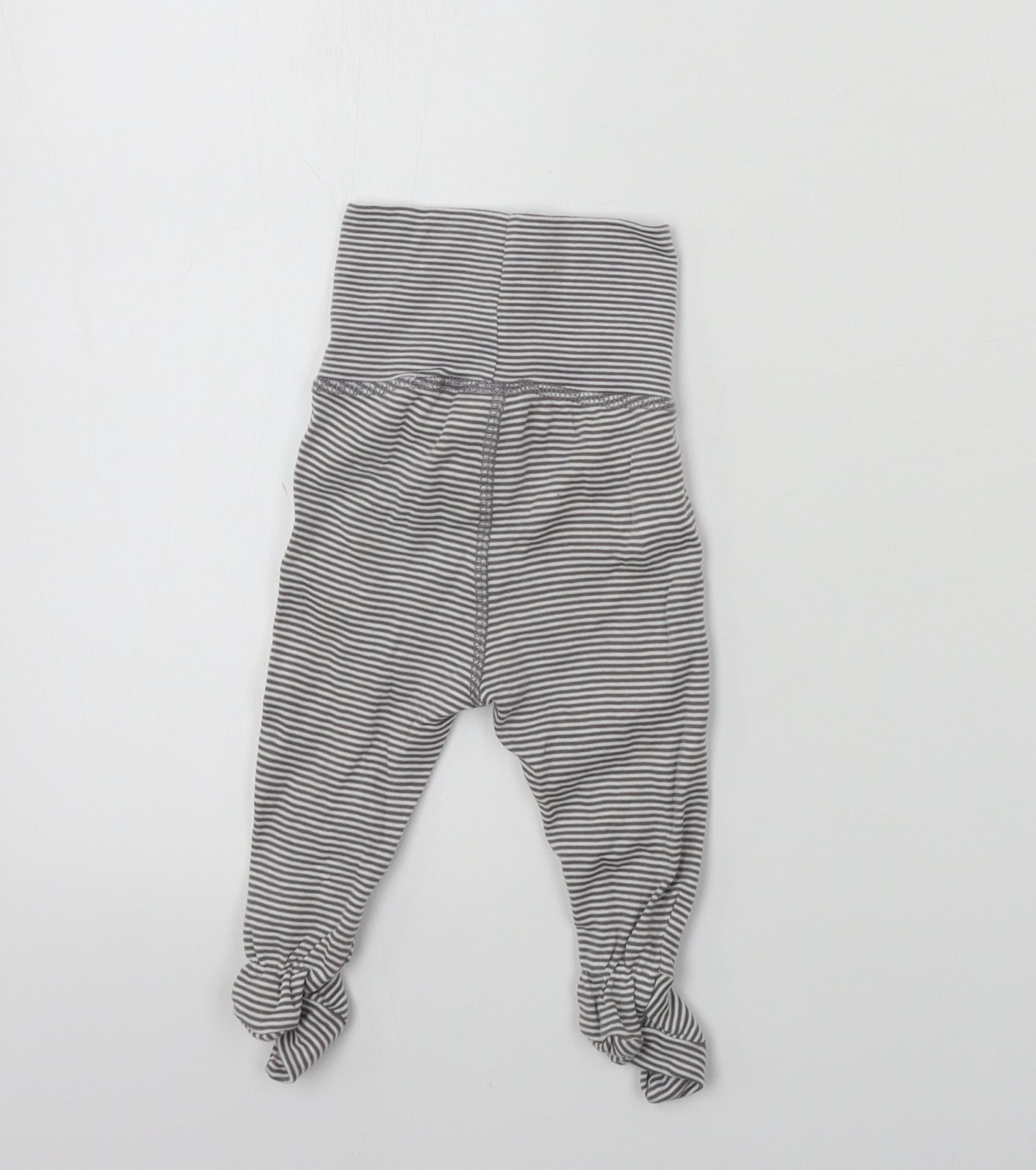 H&M  Boys Grey Striped  Jogger Trousers Size 0-3 Months