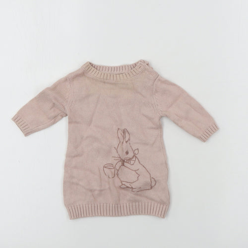 Marks and Spencer  Girls Pink   Pullover Jumper One Size