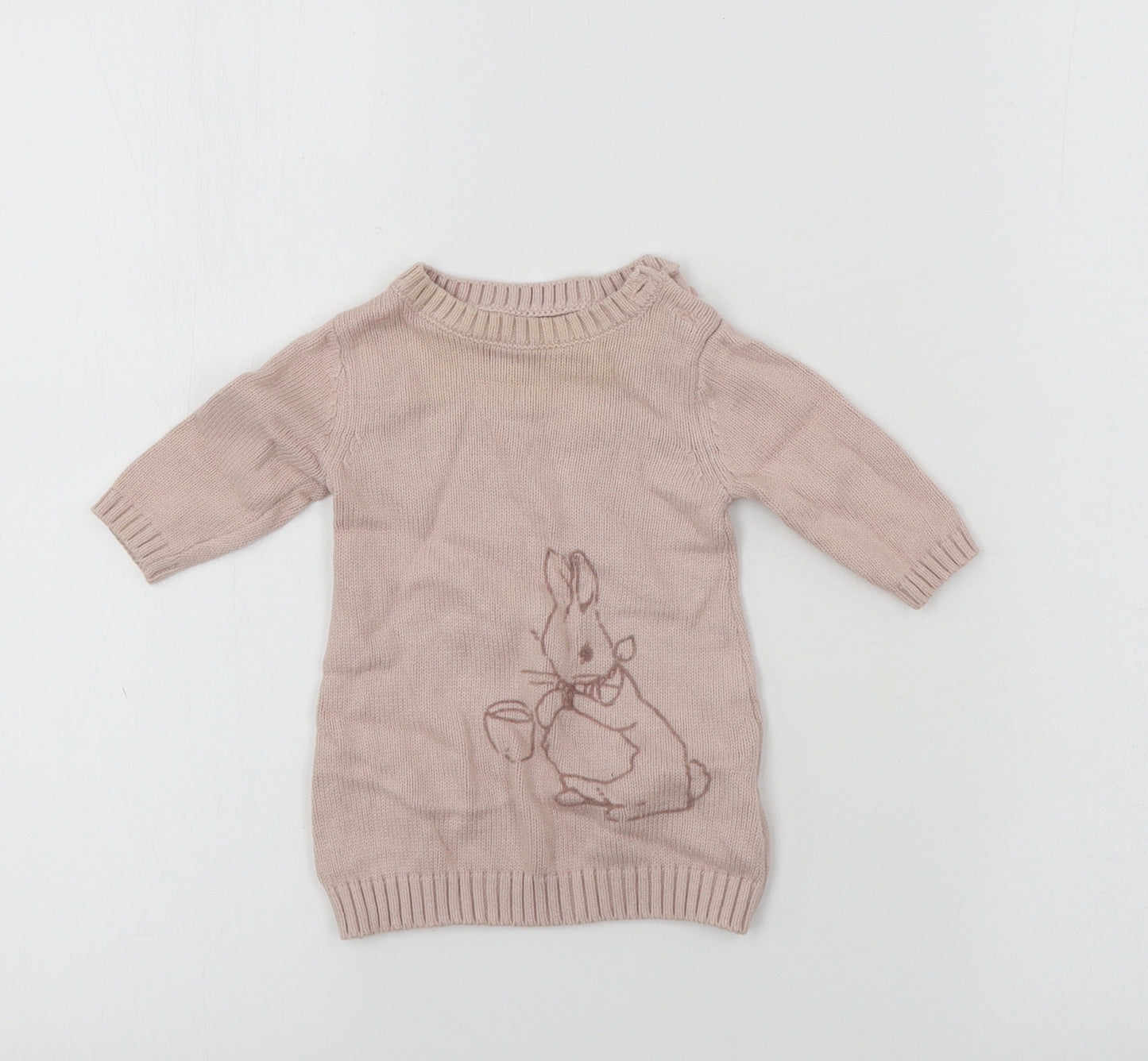 Marks and Spencer  Girls Pink   Pullover Jumper One Size
