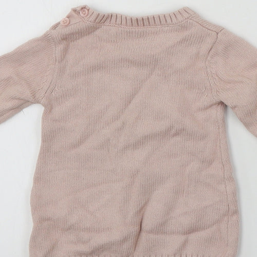 Marks and Spencer  Girls Pink   Pullover Jumper One Size