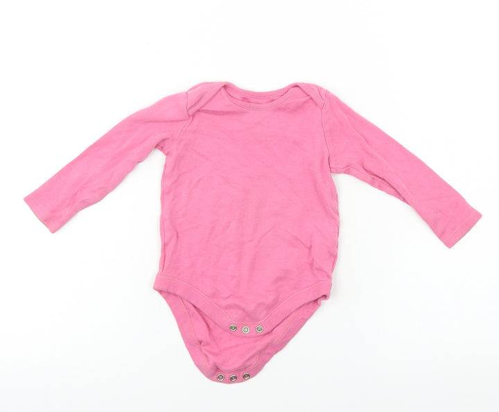 F&F Girls Pink Babygrow One-Piece Size 9-12 Months