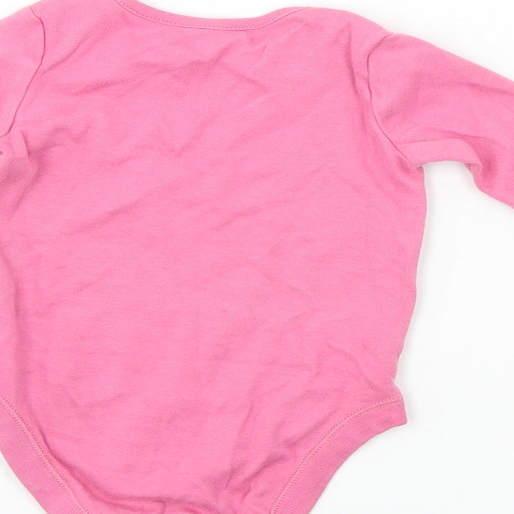F&F  Girls Pink   Babygrow One-Piece Size 9-12 Months