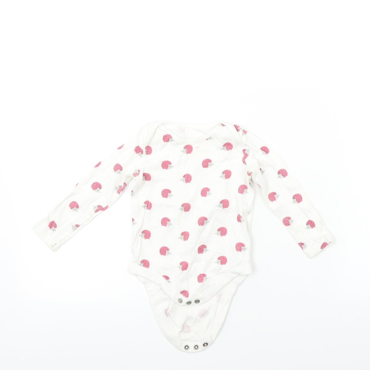 F&F  Boys White   Babygrow One-Piece Size 9-12 Months