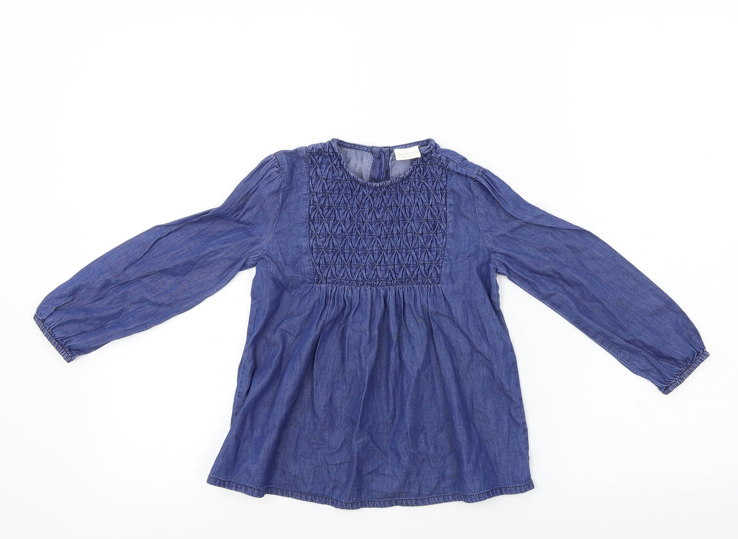 F&F  Girls Blue   Basic T-Shirt Size 4-5 Years