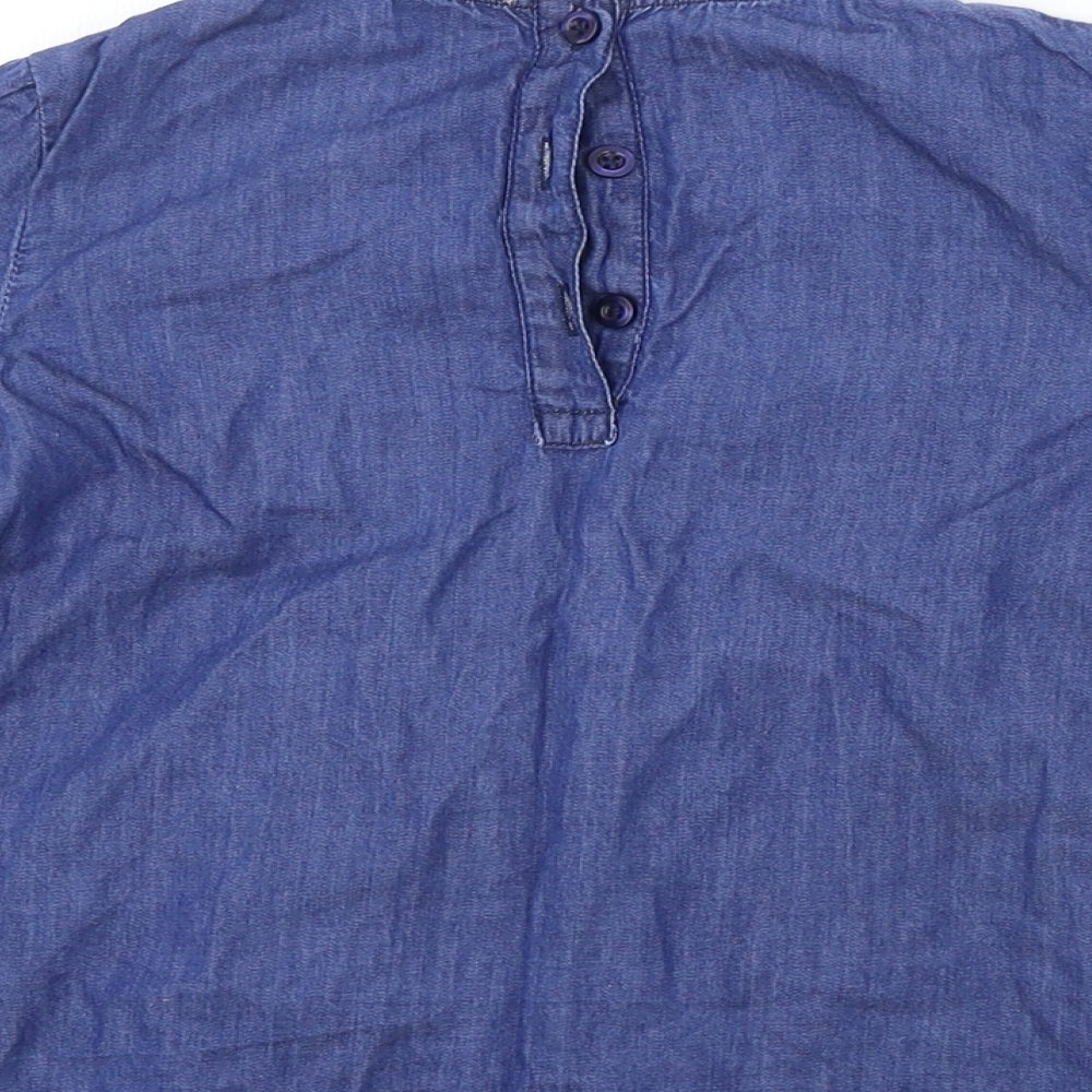 F&F  Girls Blue   Basic T-Shirt Size 4-5 Years