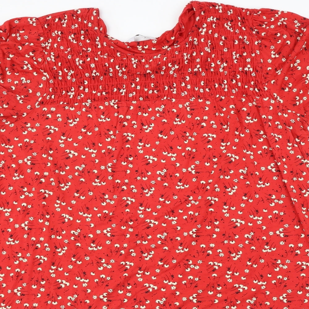 NEXT  Womens Red Floral  Ball Gown  Size 22