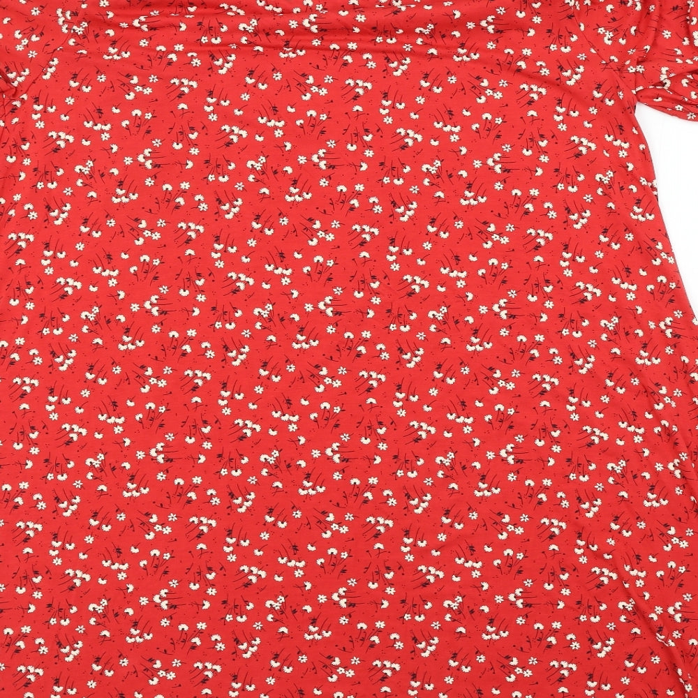 NEXT  Womens Red Floral  Ball Gown  Size 22
