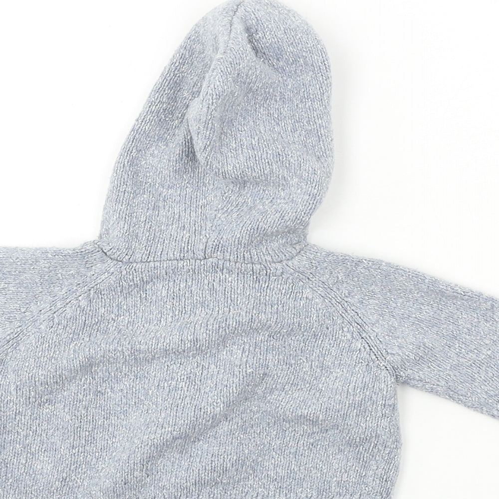 Mothercare Boys Blue   Full Zip Jumper Size 0-3 Months