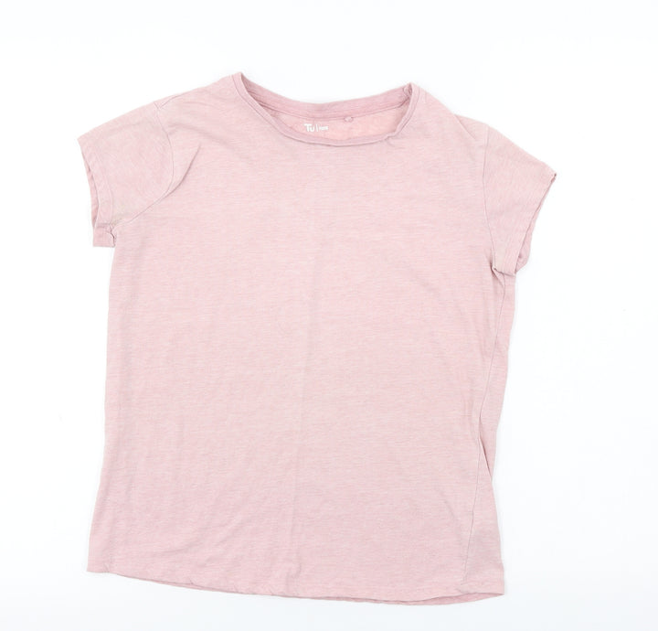 TU Girls Pink   Basic T-Shirt Size 12 Years