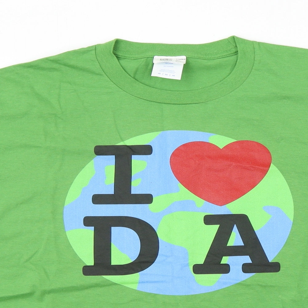 Preworn  Mens Green    T-Shirt Size M