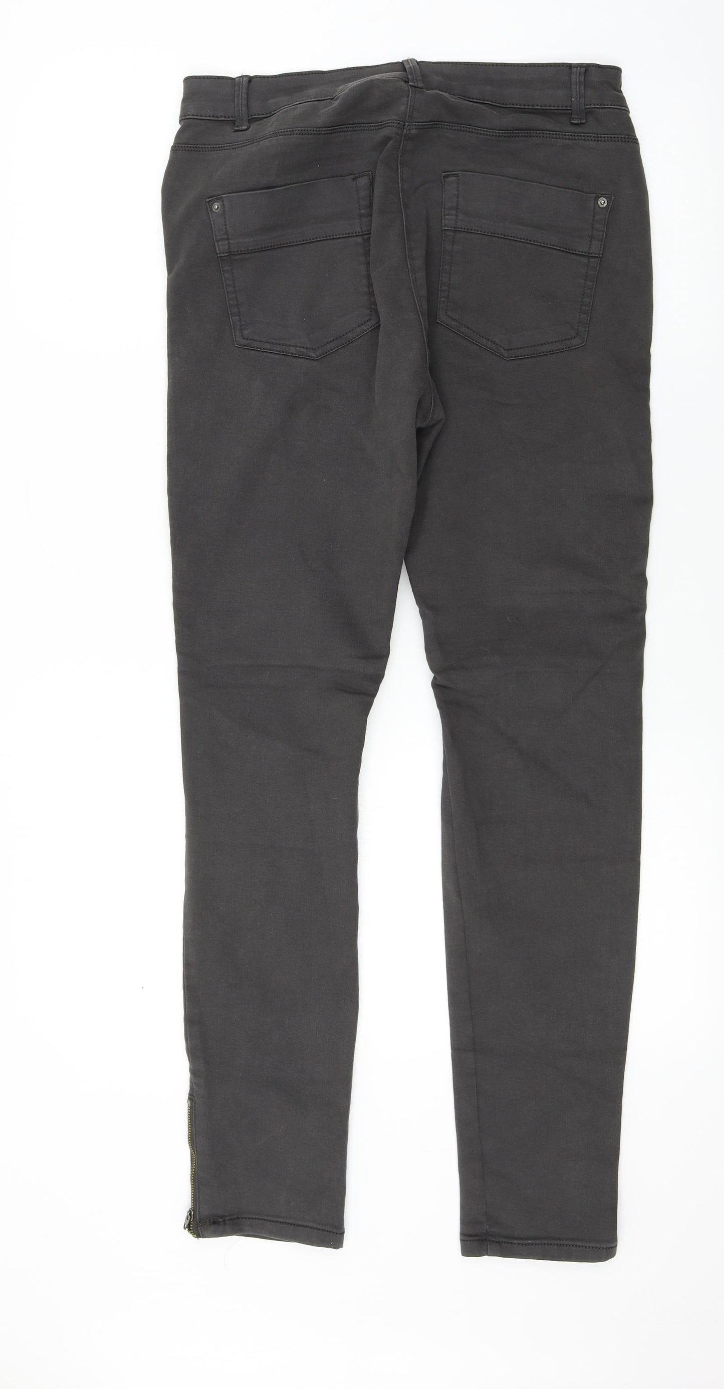 NEXT Womens Grey   Skinny Jeans Size 10 L26 in