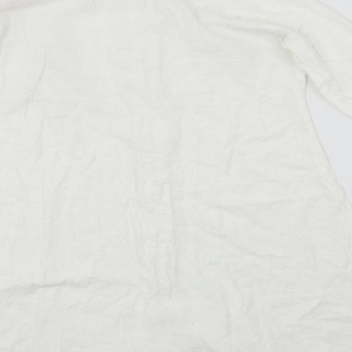 SJ Collection  Womens White   A-Line  Size M