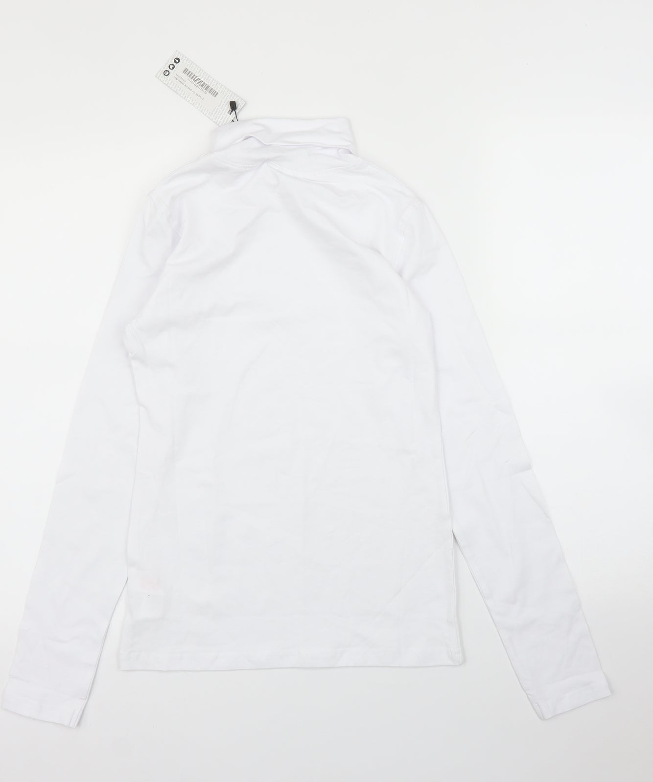 Boohoo Womens White   Basic T-Shirt Size 12