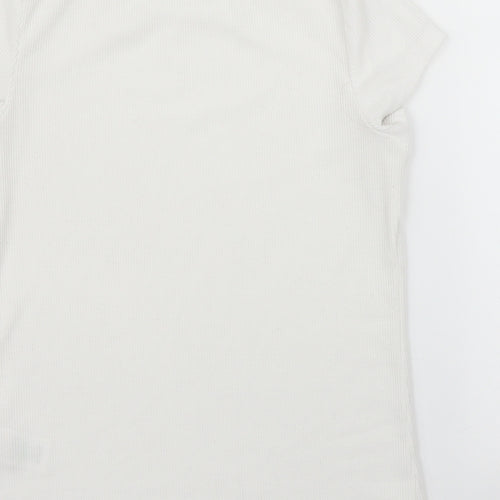 Matalan Girls White   Basic T-Shirt Size 11 Years