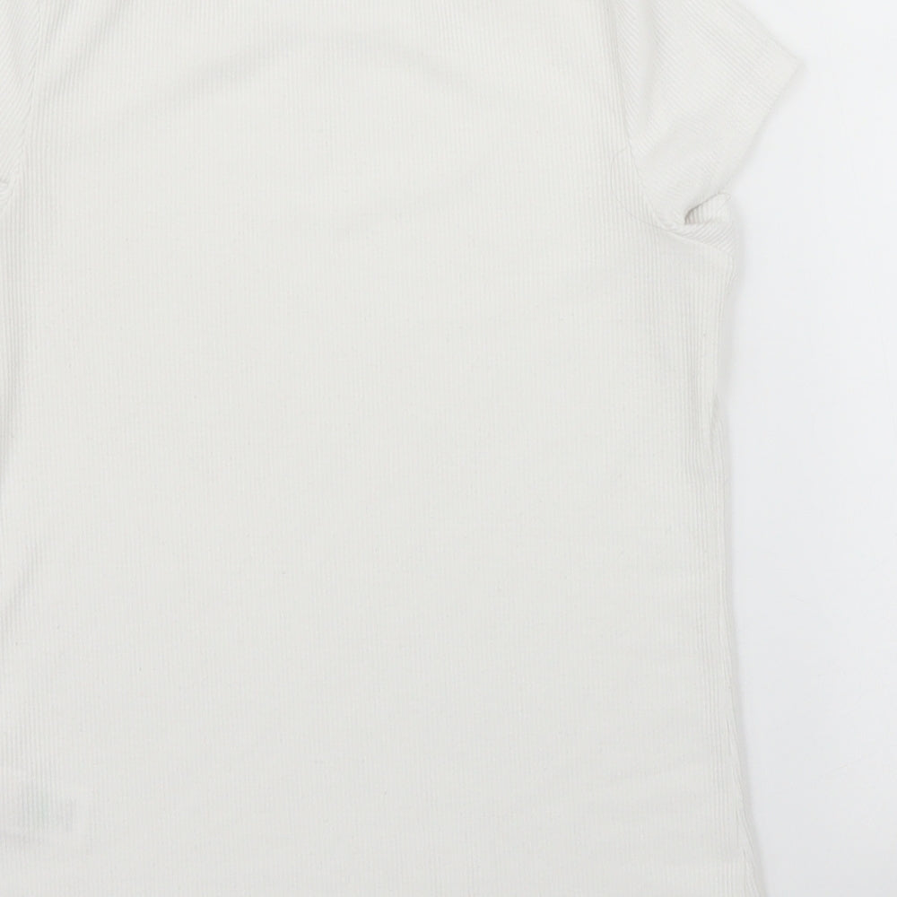 Matalan Girls White   Basic T-Shirt Size 11 Years