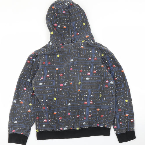 Eat Me Womens Black   Full Zip Hoodie Size M  - Pacman