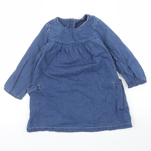 TU Girls Blue  Denim A-Line  Size 12 Months