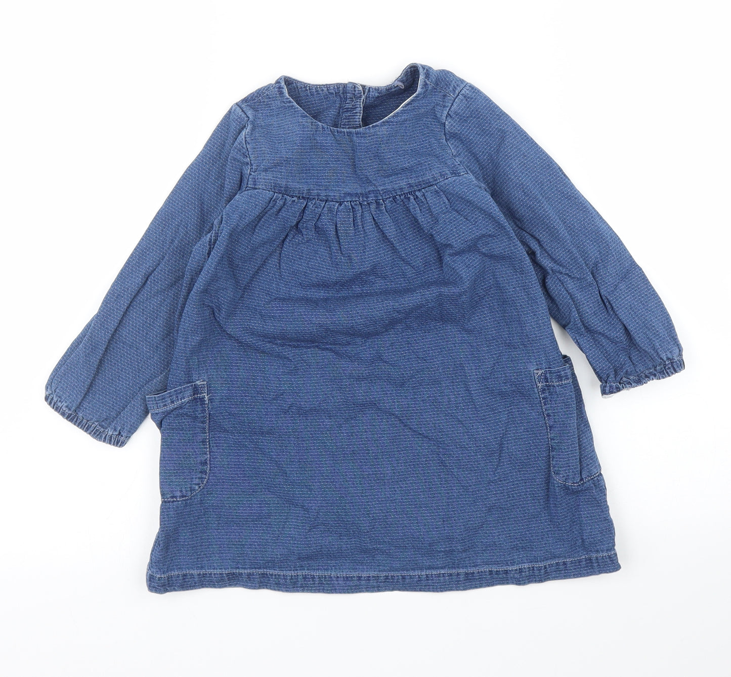 TU Girls Blue  Denim A-Line  Size 12 Months