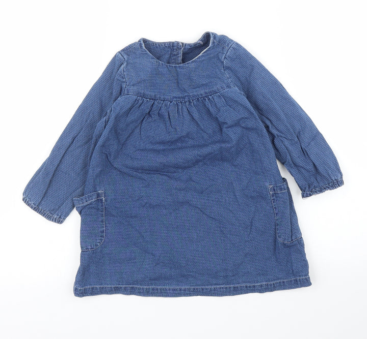 TU Girls Blue  Denim A-Line  Size 12 Months