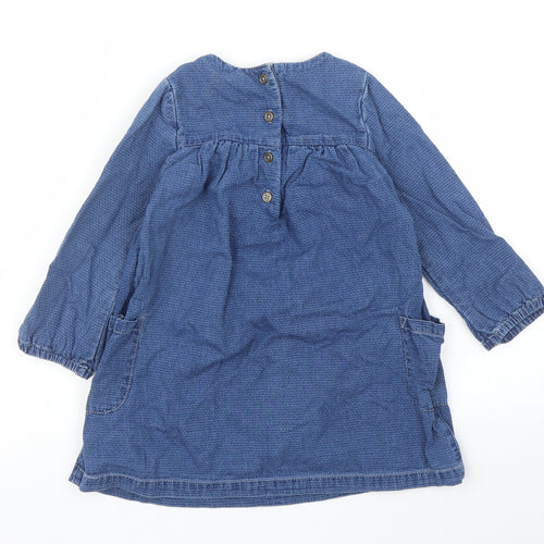 TU Girls Blue  Denim A-Line  Size 12 Months