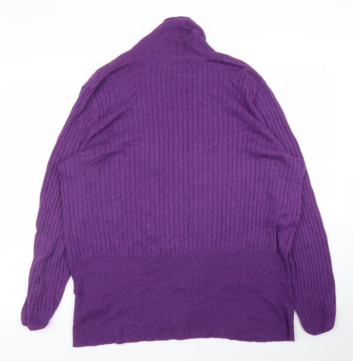 M&S Womens Purple   Cardigan Jumper Size 20