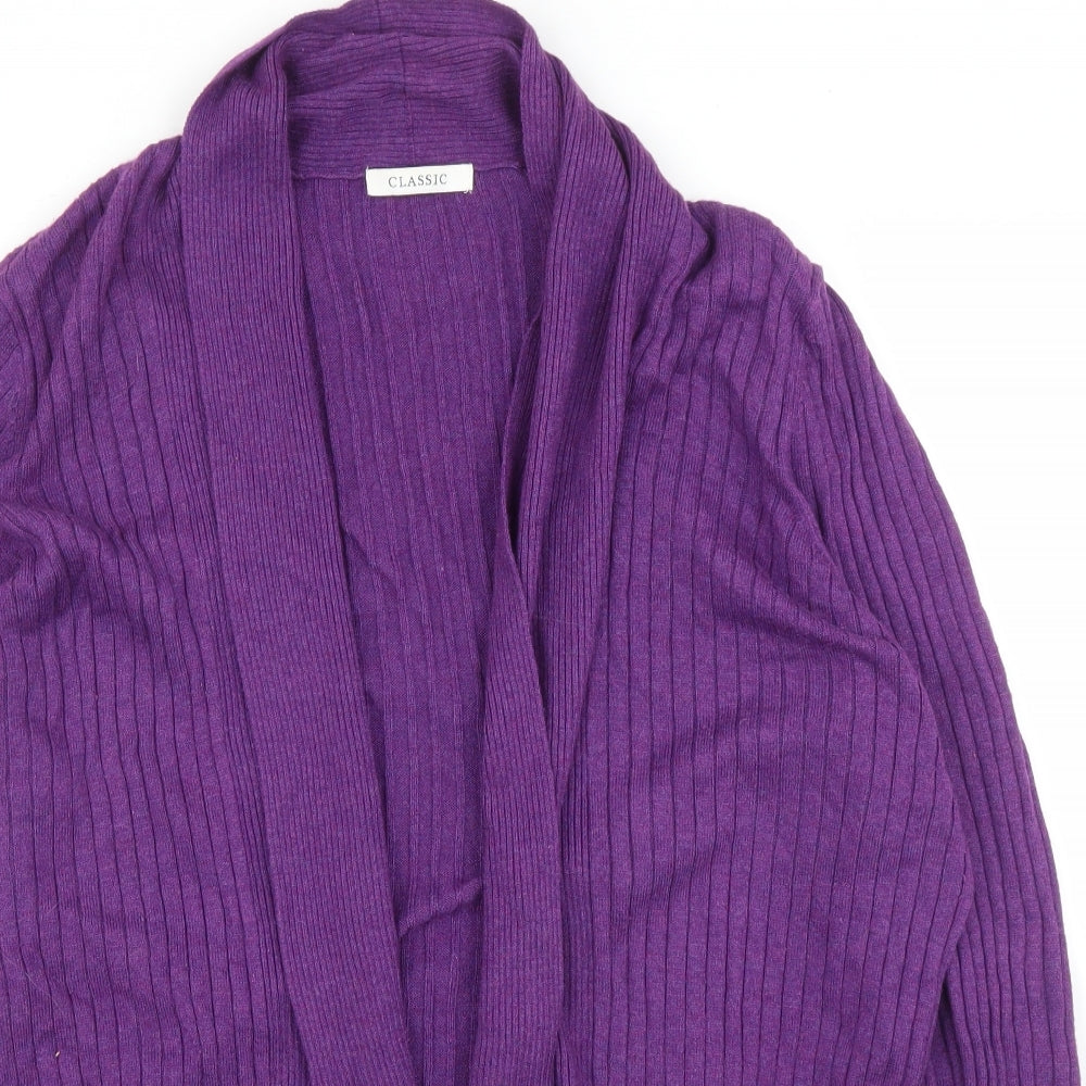 M&S Womens Purple   Cardigan Jumper Size 20