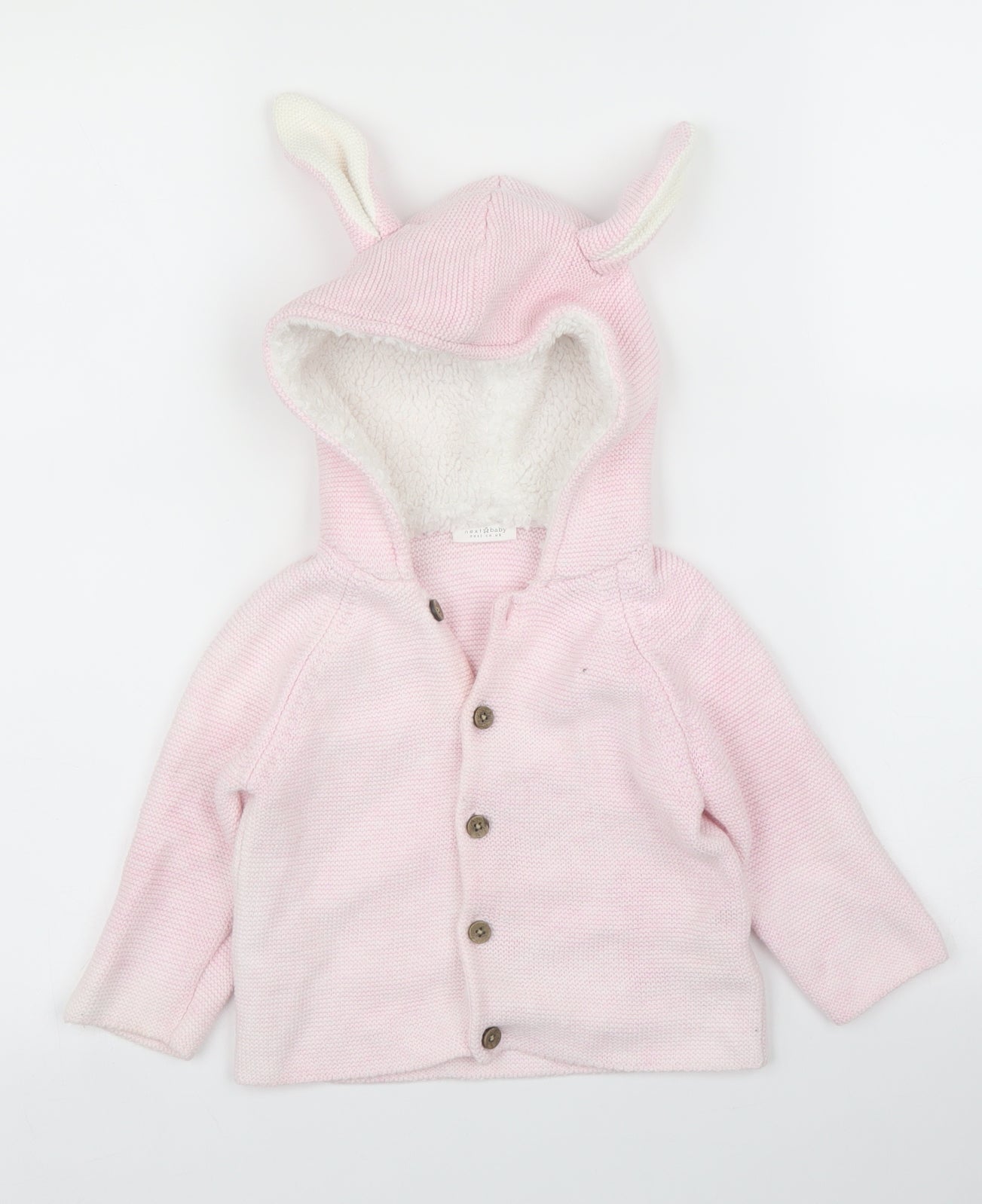 NEXT Girls Pink   Cardigan Jumper Size 9-12 Months