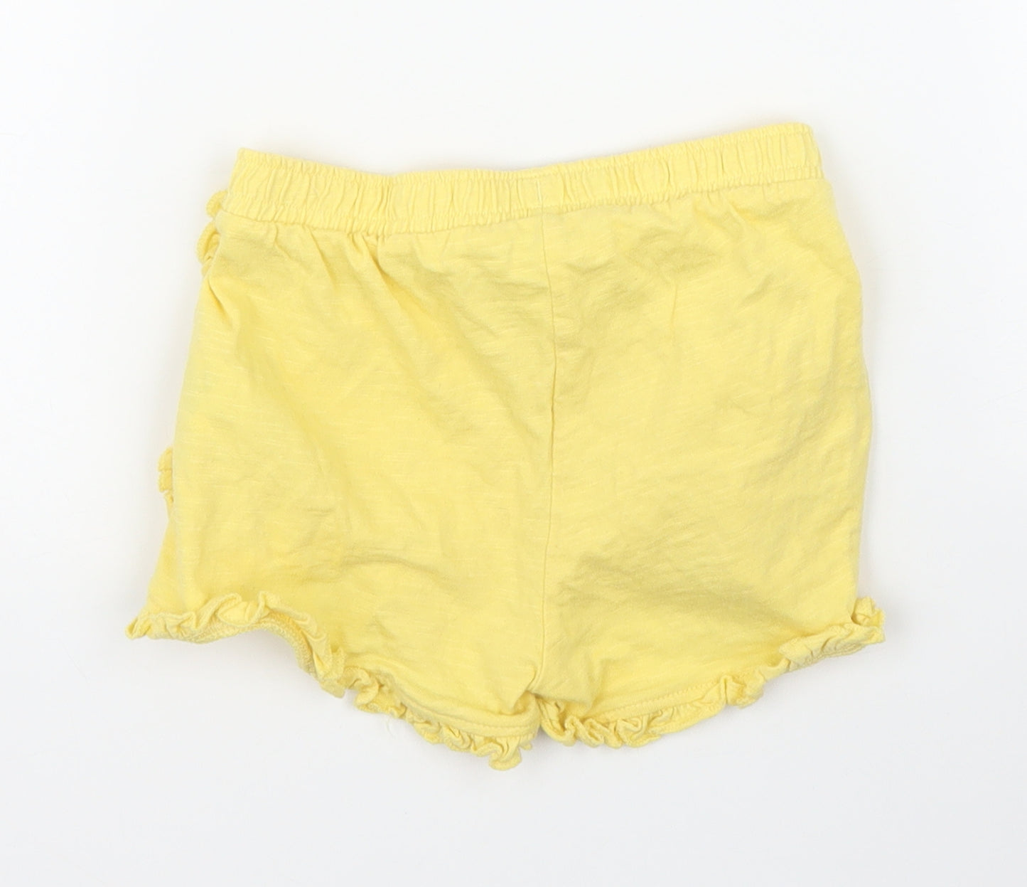 F&F Girls Yellow   Cut-Off Shorts Size 2-3 Years