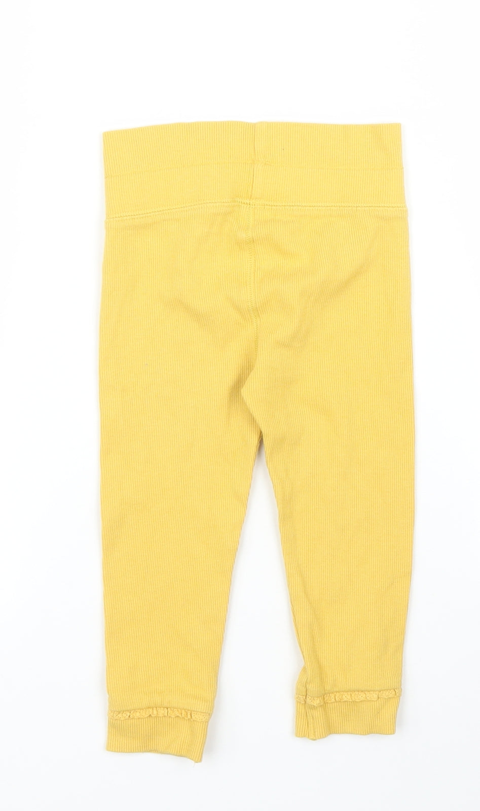 Nutmeg Girls Yellow   Capri Leggings Size 12-18 Months